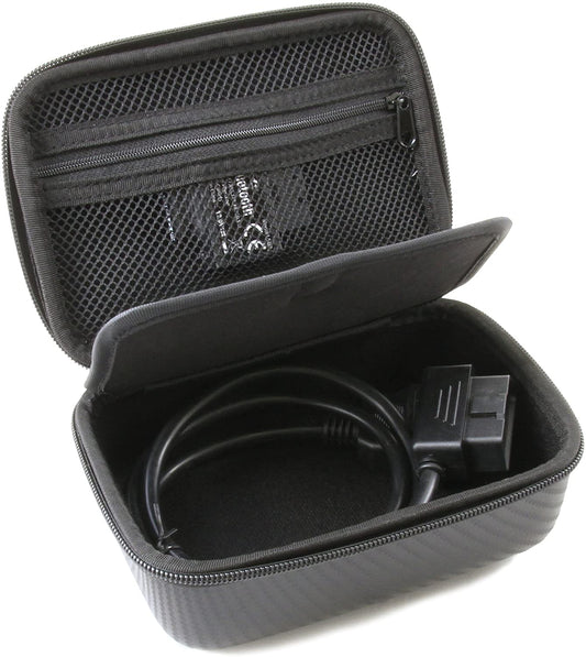 Compact Storage Case Compatible with BlueDriver Bluetooth OBD2 Scan Tool - Durable EVA Protection with Cable Storage & Universal Compatibility