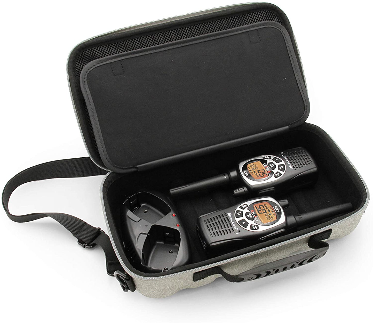 CB Radio Case Compatible with Midland 2 Way Radio, Cobra Handheld CB Radios, Uniden Handheld CB Radio and More Portable Radios