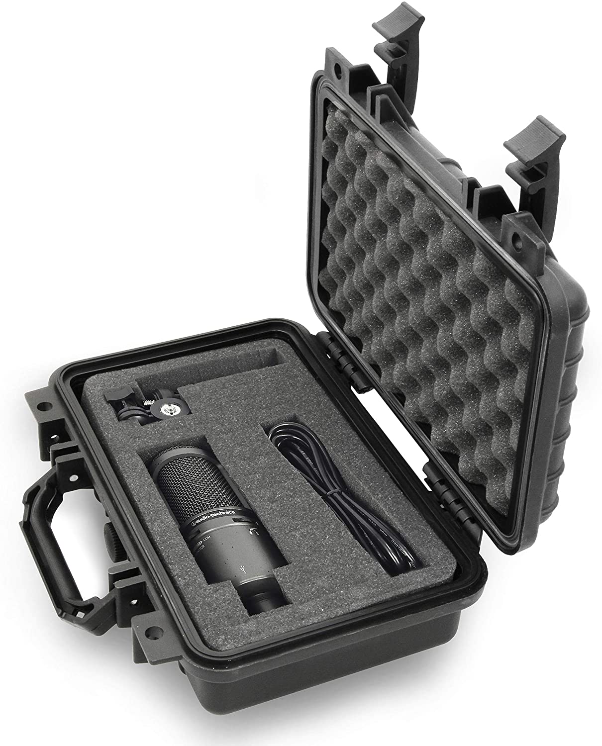 12" Microphone Case for Rode Procaster, Behringer Mic, MXL Microphones, Nady, Shure and More Broadcast Vocal Podcasting Mics up to 9"