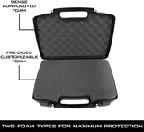 CASEMATIX Travel Case Compatible with Zoom H8 Handy Recorder - Hard Shell Carrier for Audio Recorder and Accessories with Customizable Foam Interior