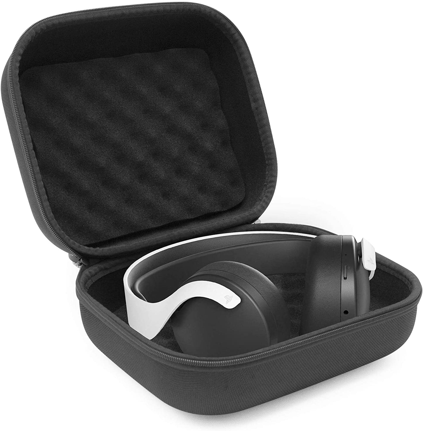Gaming Headset Case Compatible with PS5 Pulse 3D Wireless Headset, Platinum Wireless Playstation Headset for PS4, Dongle, Cables and More