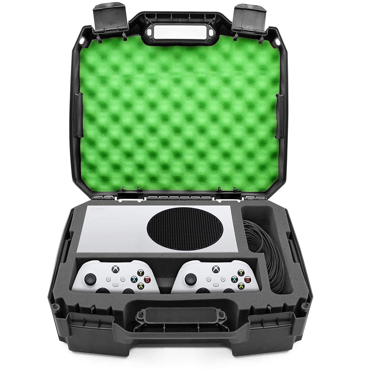 CASEMATIX Hard Shell Travel Case Compatible with Xbox Series S Console