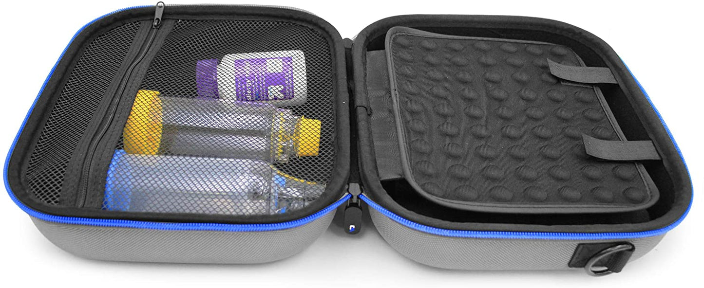 Asthma Inhaler & Essential Carrying Case - Protective Travel Bag for Handheld Asthma Nebulizer Machine, Asthma Mask, Asthma Spacer & More