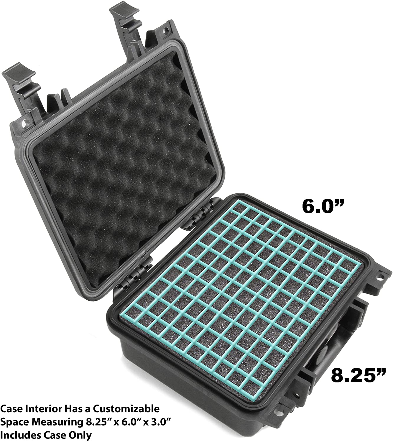 Waterproof Case Compatible with DJI Mavic Mini Ultralight Drone and Accessories, Customizable Foam Interior with Airtight Travel Shell