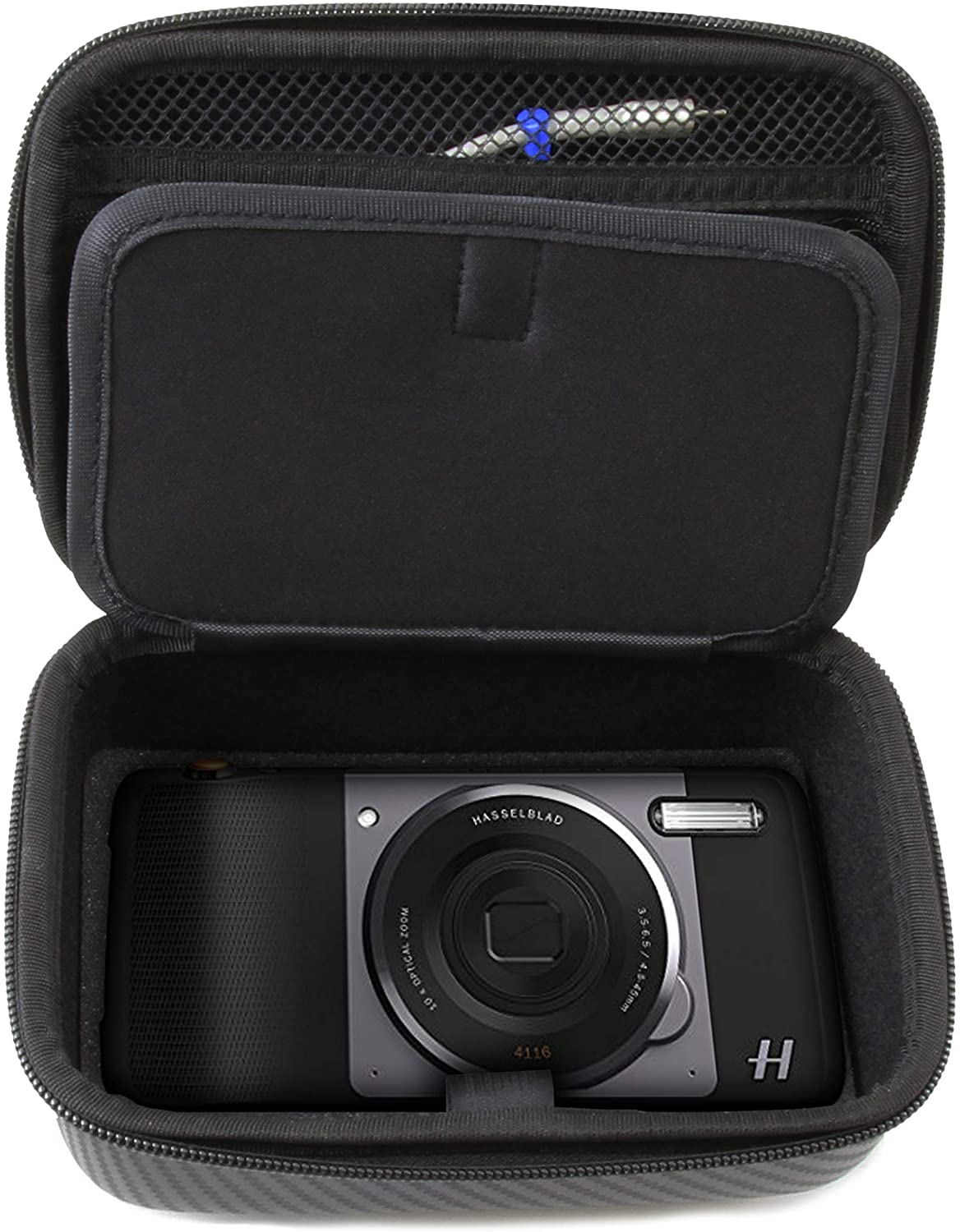 7" Hard Shell Carrying Case Compatible with 2 Moto Z Motorola Mods - Handheld EVA Protection with Dual Foam Layers & Zippered Closure