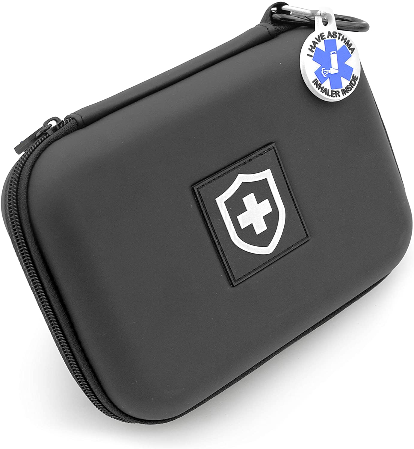 8" Insulated Asthma Inhaler Medicine Travel Bag Case for Adults and More, Fits Inhaler Spacer, Masks, and More Allergy Medicine, Case Only