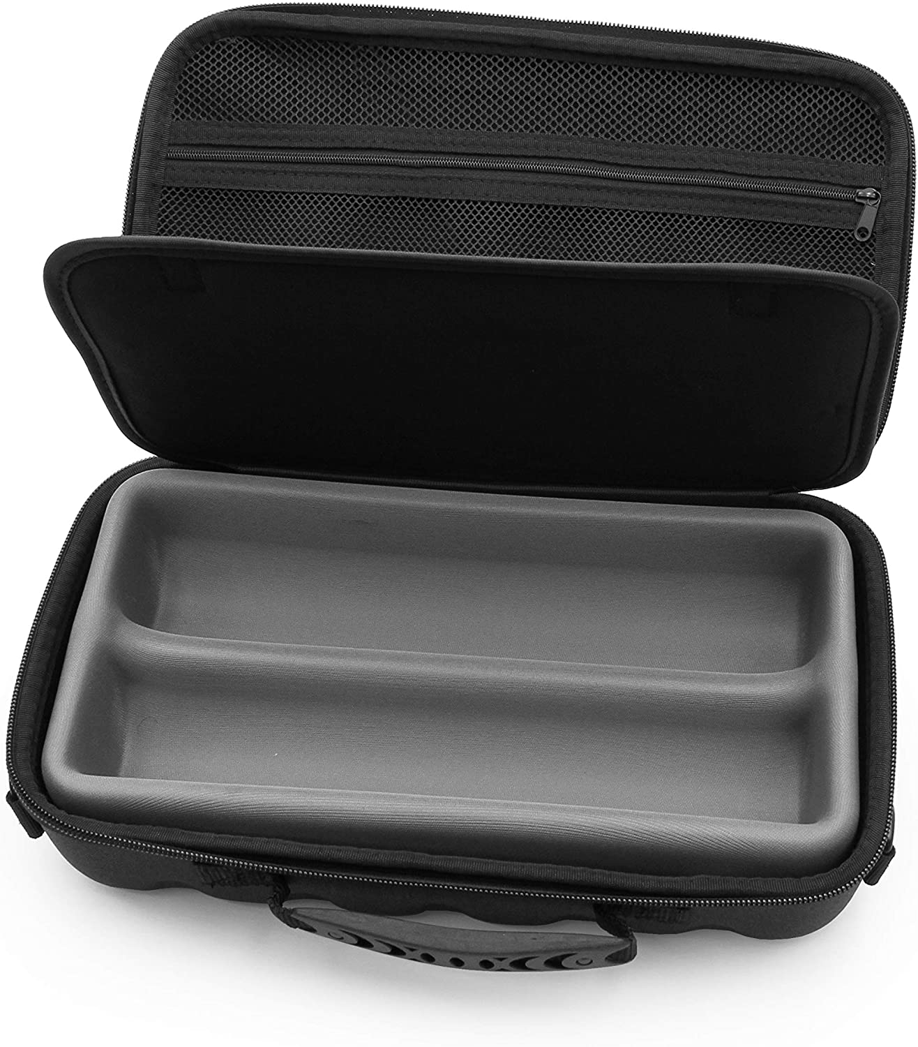 Two Wireless Microphone Case Compatible with Wireless Mic System Handheld Microphones Sennhesier, Shure and More with Shoulder Strap