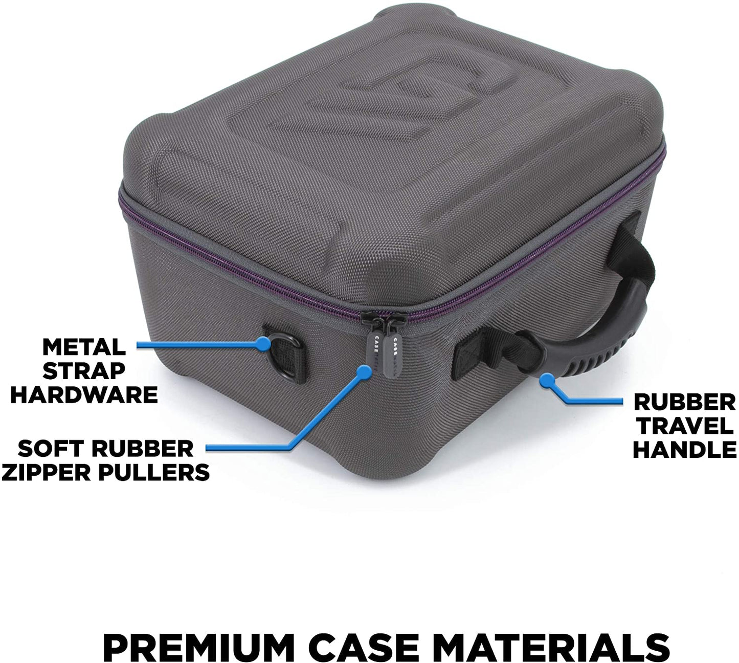 Hard Shell Travel Case Compatible with Oculus Quest 2 - Protective Oculus Quest 2 Case with Impact-Absorbing Foam and Shoulder Strap