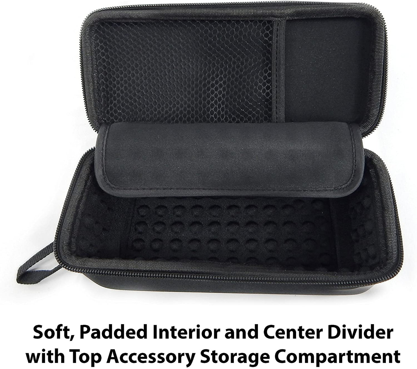 Hard Shell EVA Travel Case Compatible with Pictionary Air Game and Toy Air Pen & 4 Card Decks with Padded Divider & Wrist Strap
