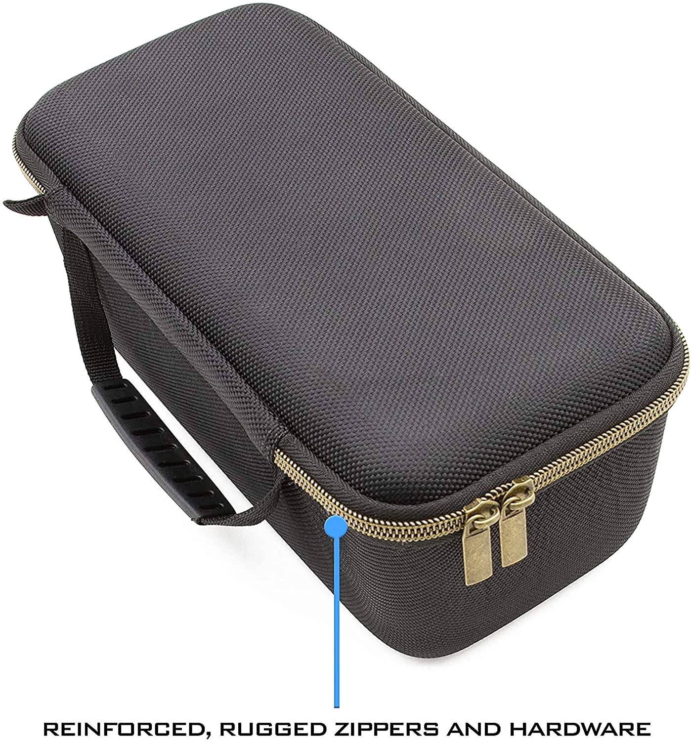 Travel Case Compatible with Rode PodMic Dynamic Microphone, Shure MV7 XLR and Other Cardioid Condenser Microphones & Accessories