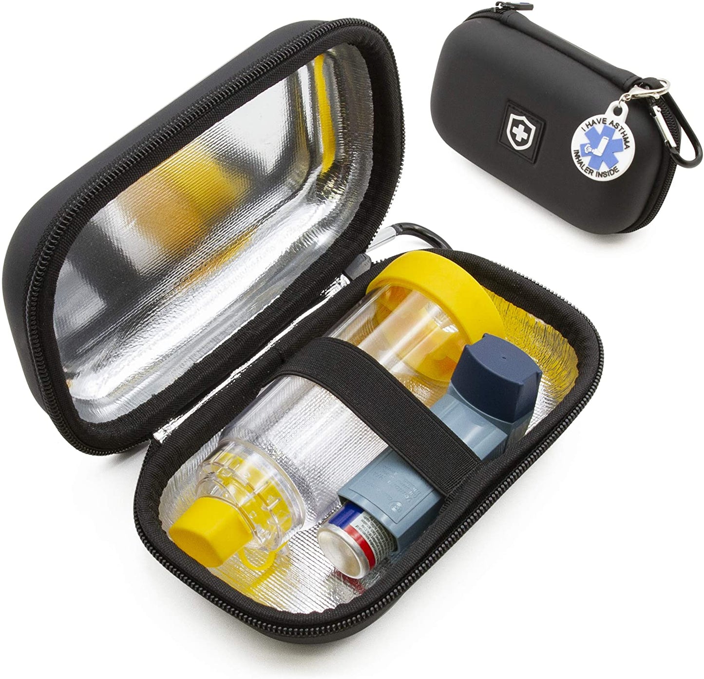 Insulated Travel Bag Case for Children and Adults Compatible with Inhalers, Epipens and Other Medical Devices- Includes Case Only with Mylar Lining