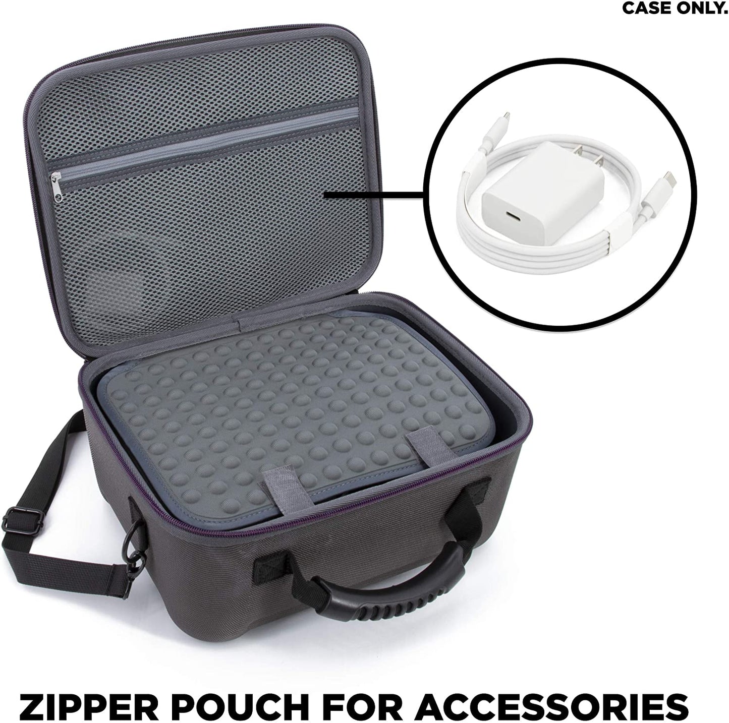 Hard Shell Travel Case Compatible with Oculus Quest 2 - Protective Oculus Quest 2 Case with Impact-Absorbing Foam and Shoulder Strap