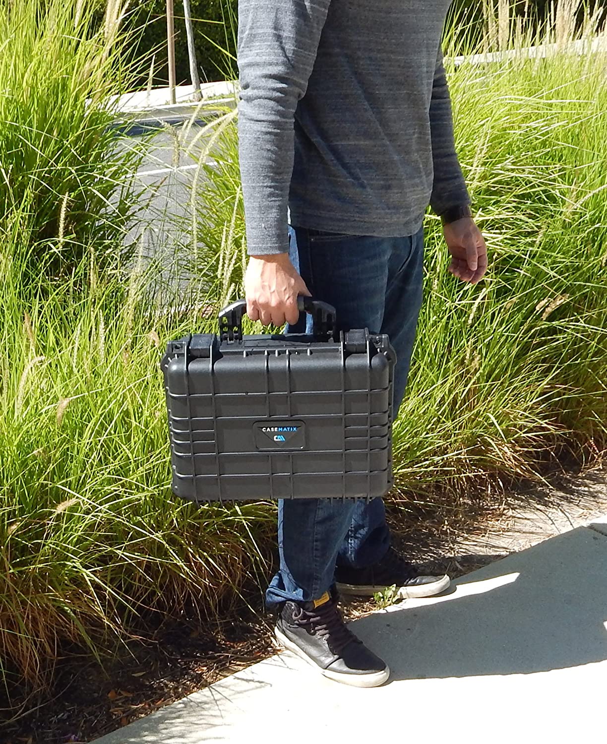 Waterproof Mini Drone Carry Case with Customizable Foam Compatible with Yuneec Breeze Drone and Camera and Keep Accessories Organized