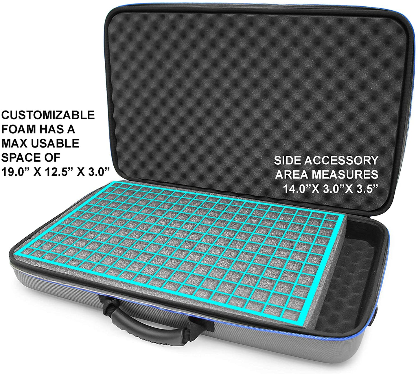 Studio Mixer Case Compatible with Rode RODECaster Pro Podcast Production Studio, Podcasting Microphone and Accessories with Carry Strap