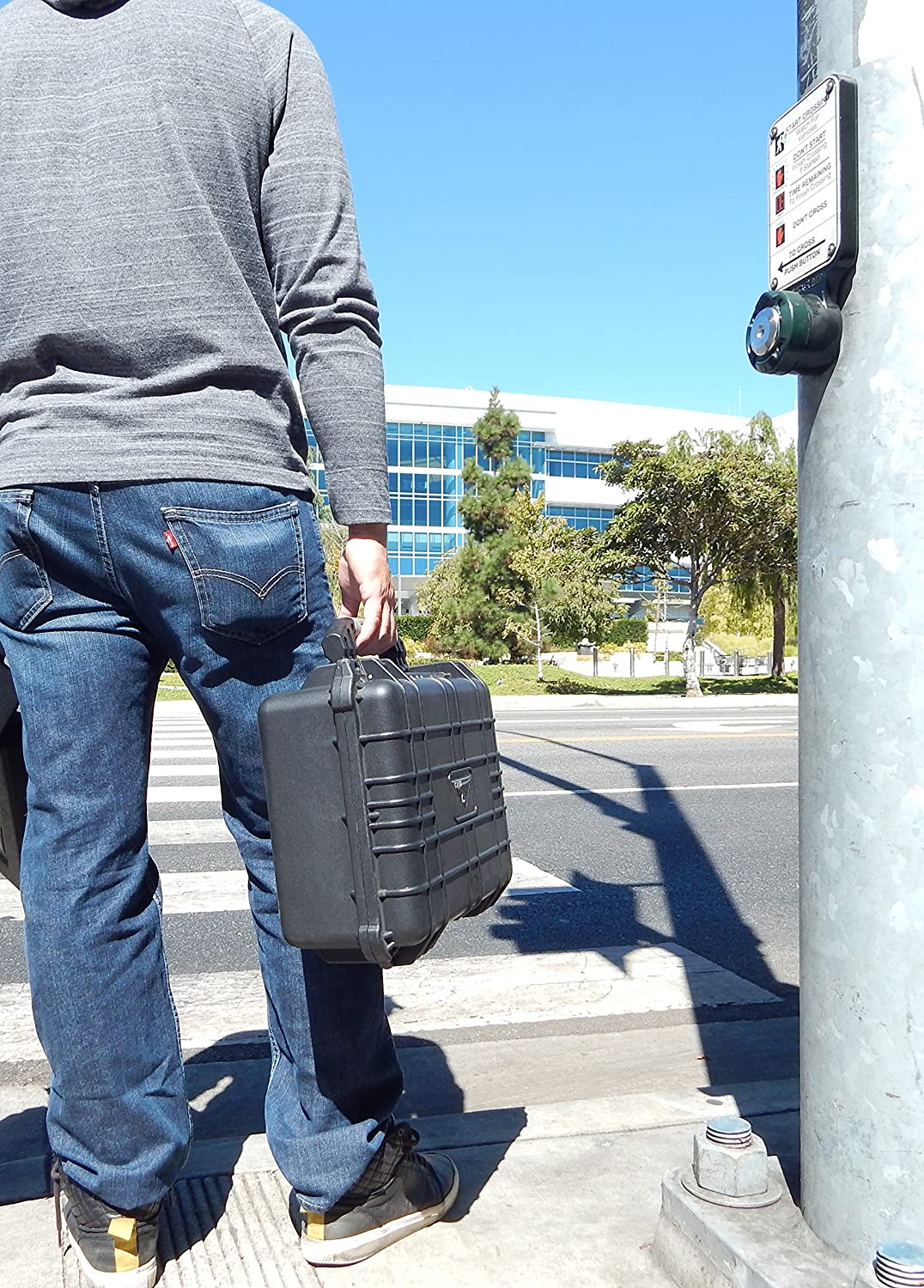 Waterproof Mini Drone Carry Case with Customizable Foam Compatible with Yuneec Breeze Drone and Camera and Keep Accessories Organized