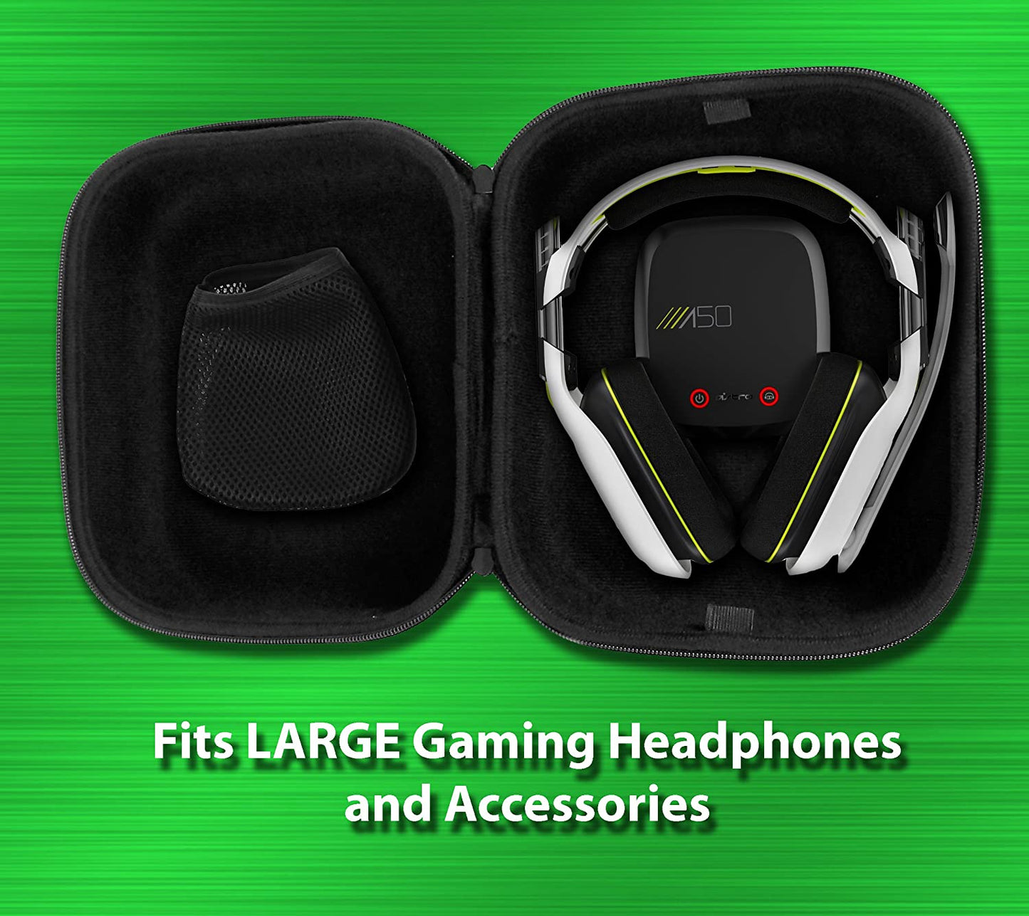 CASEMATIX Durable EVA Gaming Headphone Case – Dustproof Travel-Ready Protection Compatible with Razer Kraken X, Chroma, Tiamat, More – Case Only