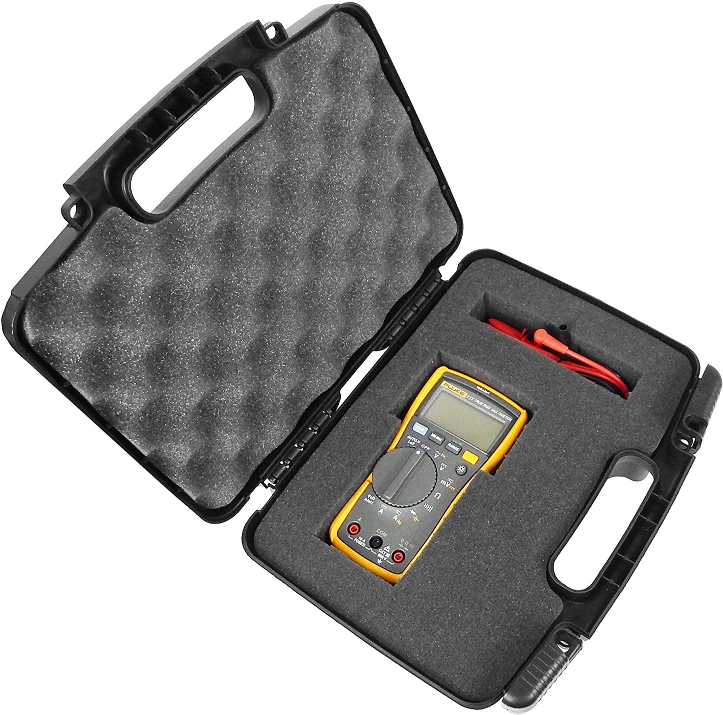 Diagnostic Electrical Tool Case Compatible with Fluke 117/87V Digital Multimeter and More - Customizable Foam Interior with Hard Shell Protection
