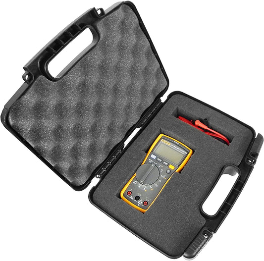 Diagnostic Electrical Tool Case Compatible with Fluke 117/87V Digital Multimeter and More - Customizable Foam Interior with Hard Shell Protection