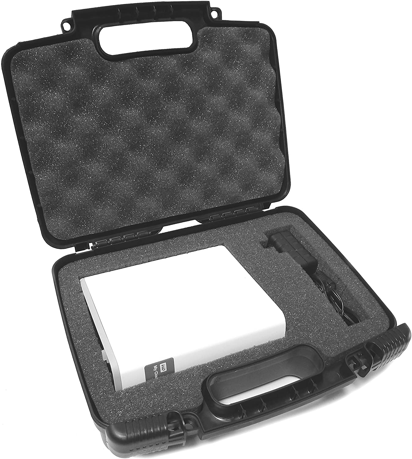 External Hard Drive Carry Case Compatible with Western Digital Elements WD My Passport Blue My Book 1TB-10TB Made in USA - Case Only