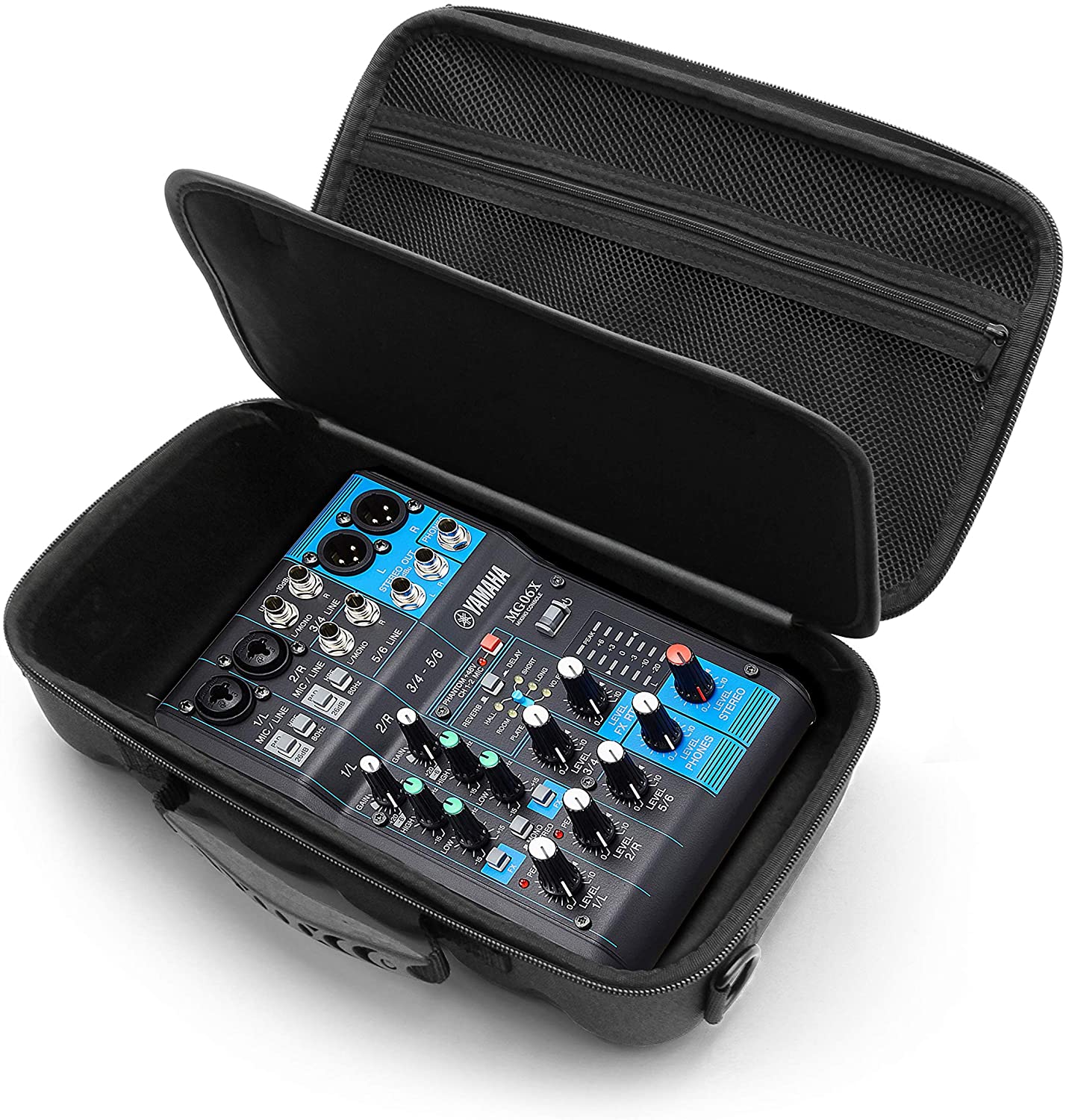 Mixer Audio Case Compatible with Yamaha Mixer Mg06X, Yamaha AG03MK2 Mixer, MG06 Audio Interface or AG03 Streaming Mixer