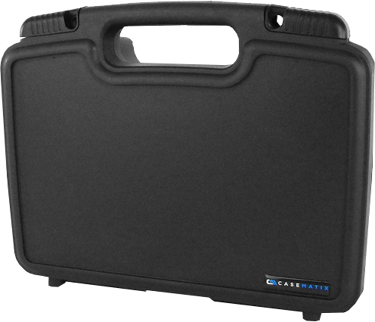 CASEMATIX 17 Locking Storage Box with Customizable Foam - Aluminum Frame Lock  Boxes for Personal Items with Two Keys for Tools, Electronics and More