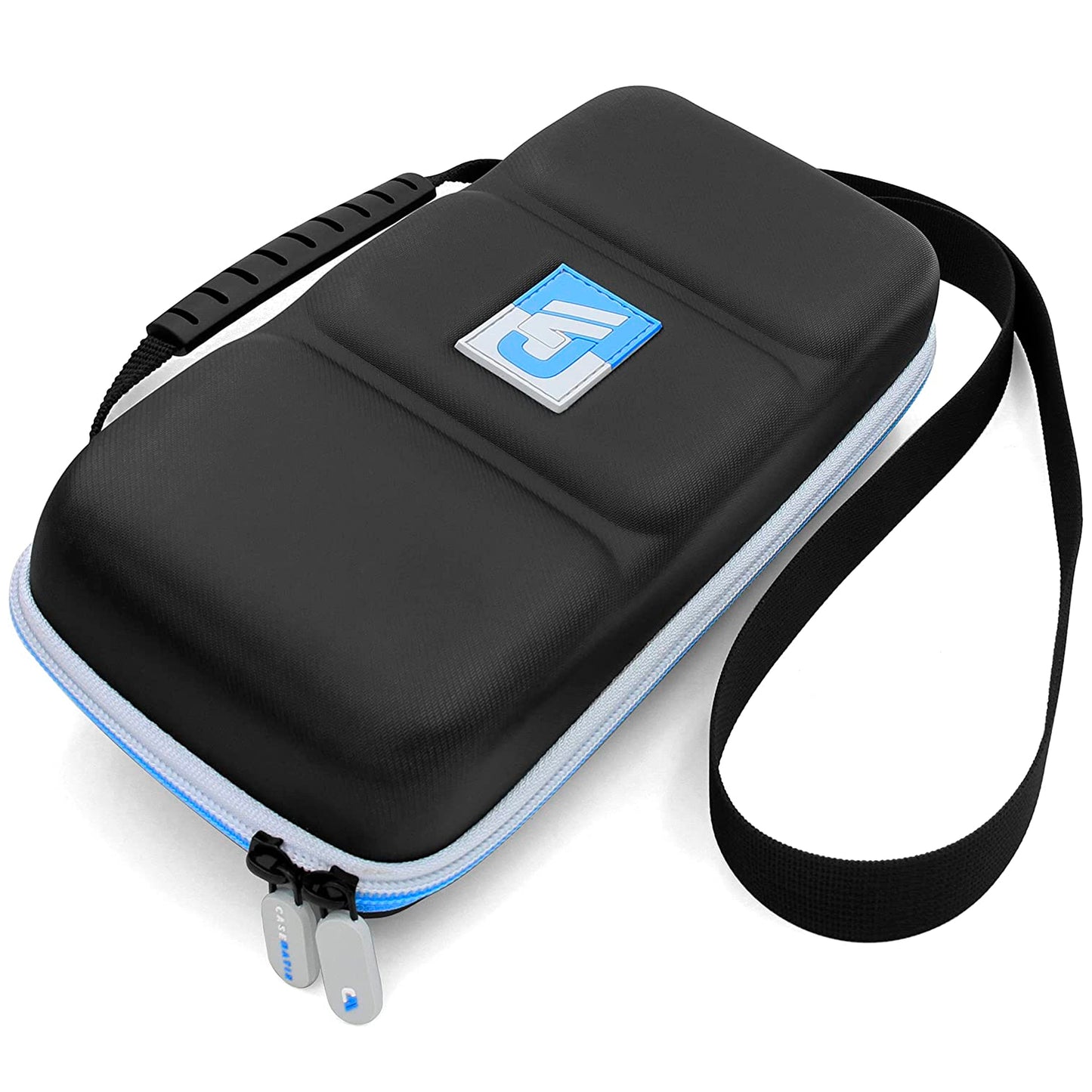 Travel Case Compatible with Nintendo Switch OLED Model with 12 Game Slots, Non-Scratch Divider for Screen Protection, Accessory Storage