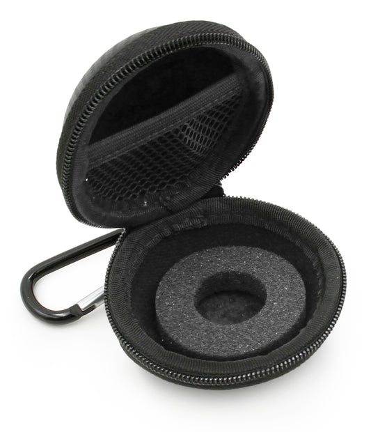 3" Hard Shell EVA Travel Case with Carabiner Clip - Fits Accessories up to 2.5" x 2.5" x 1"
