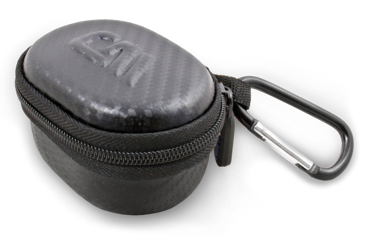 3.25" Hard Shell EVA Travel Case with Carabiner Clip - Fits Accessories up to 3" x 1.75" x 1.5"