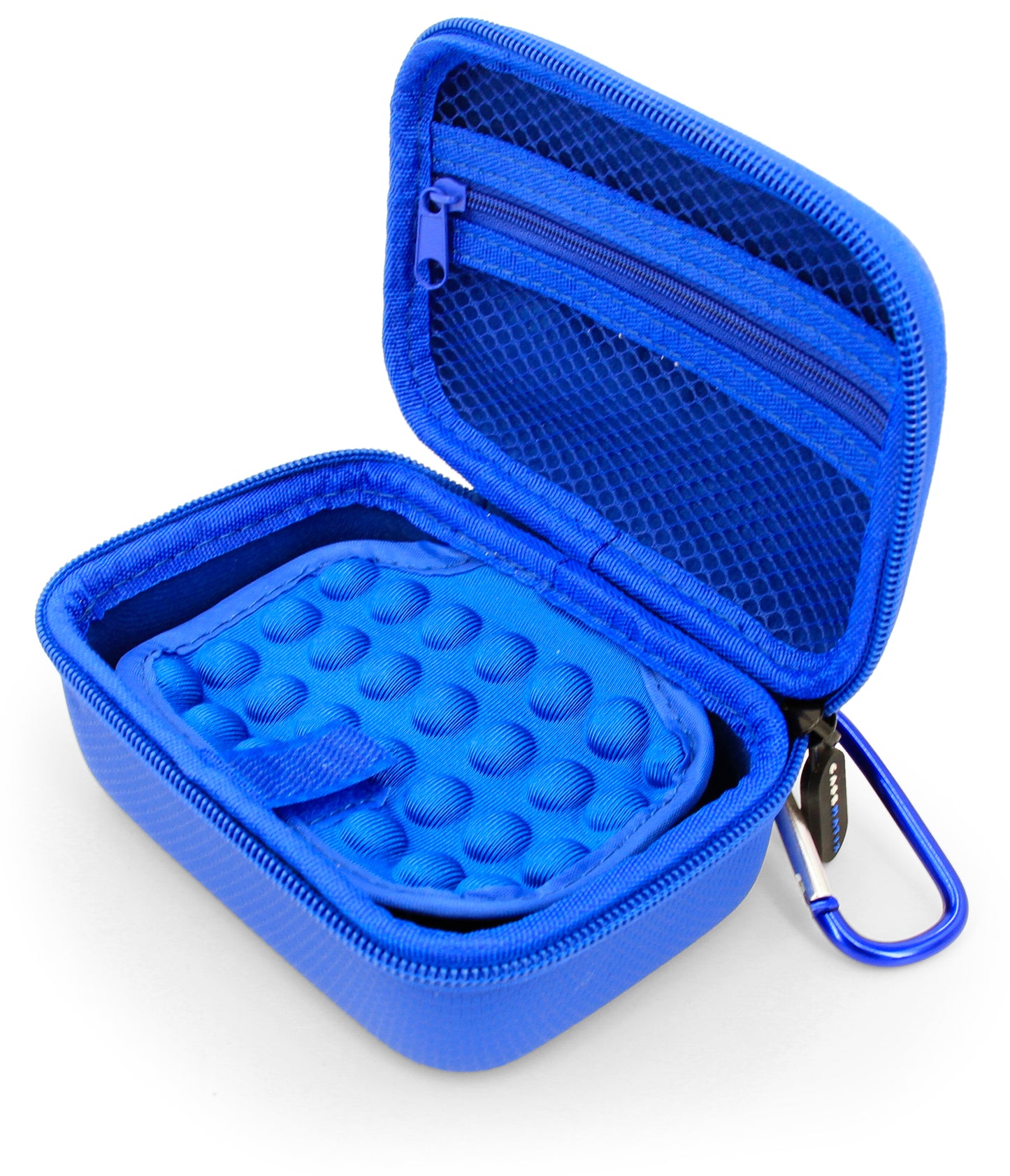 Travel Case Compatible with Beyblade Burst Battling Top Game Pieces and Accessories with Wrist Strap and Padded Divider Up to 4.75 Inches