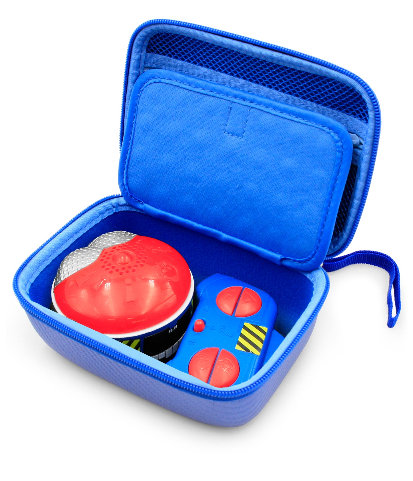 Toy Case Compatible with Really Rad Robots Fartbro Electronic Remote Control Farting Robot and Accessories in Blue Travel Case