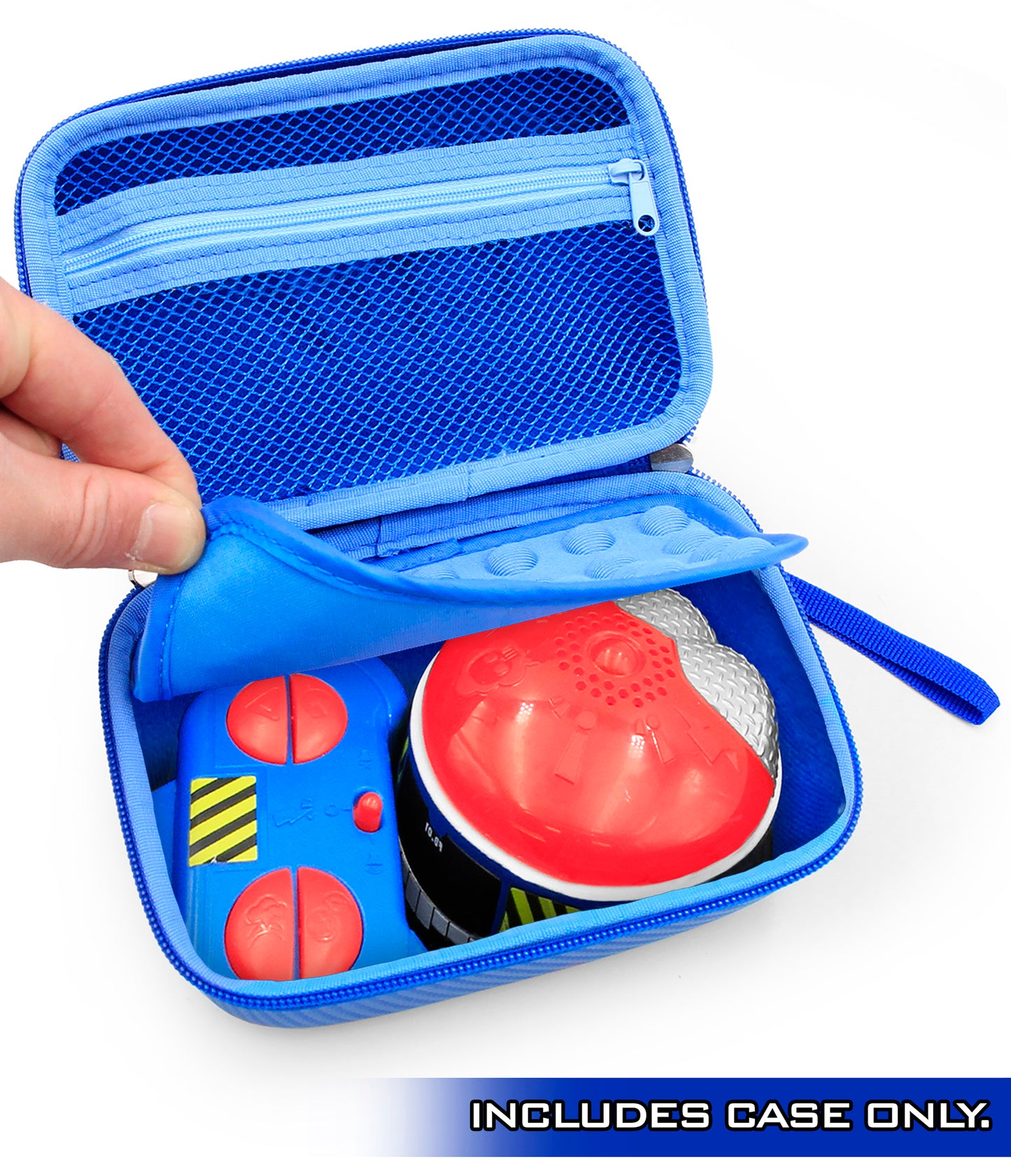 Toy Case Compatible with Really Rad Robots Fartbro Electronic Remote Control Farting Robot and Accessories in Blue Travel Case