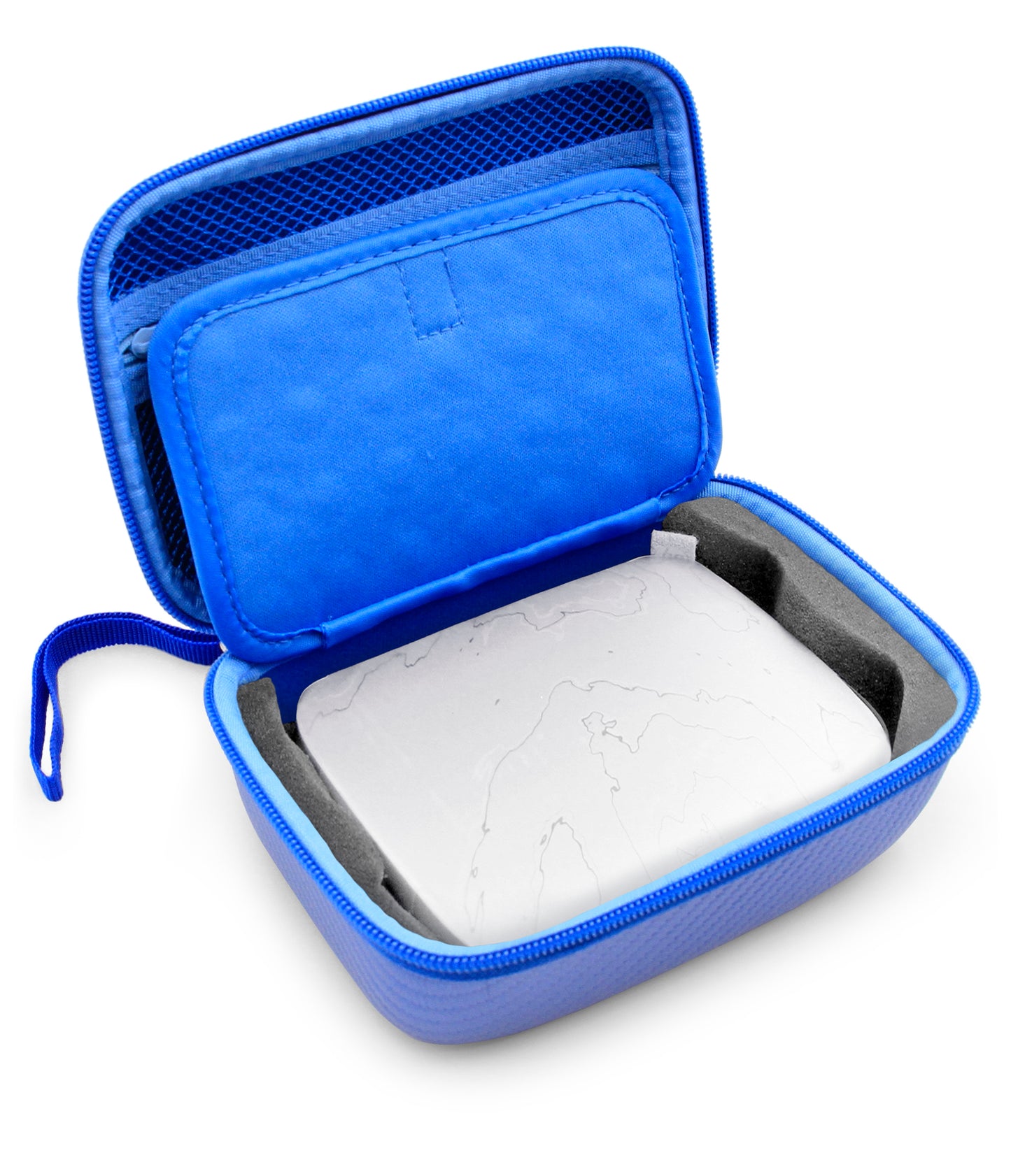 Blue Picture Printer Case Compatible with HP Sprocket Select Photo Printer - Dustproof EVA Protection with Padded Interior & Wrist Strap - Case Only