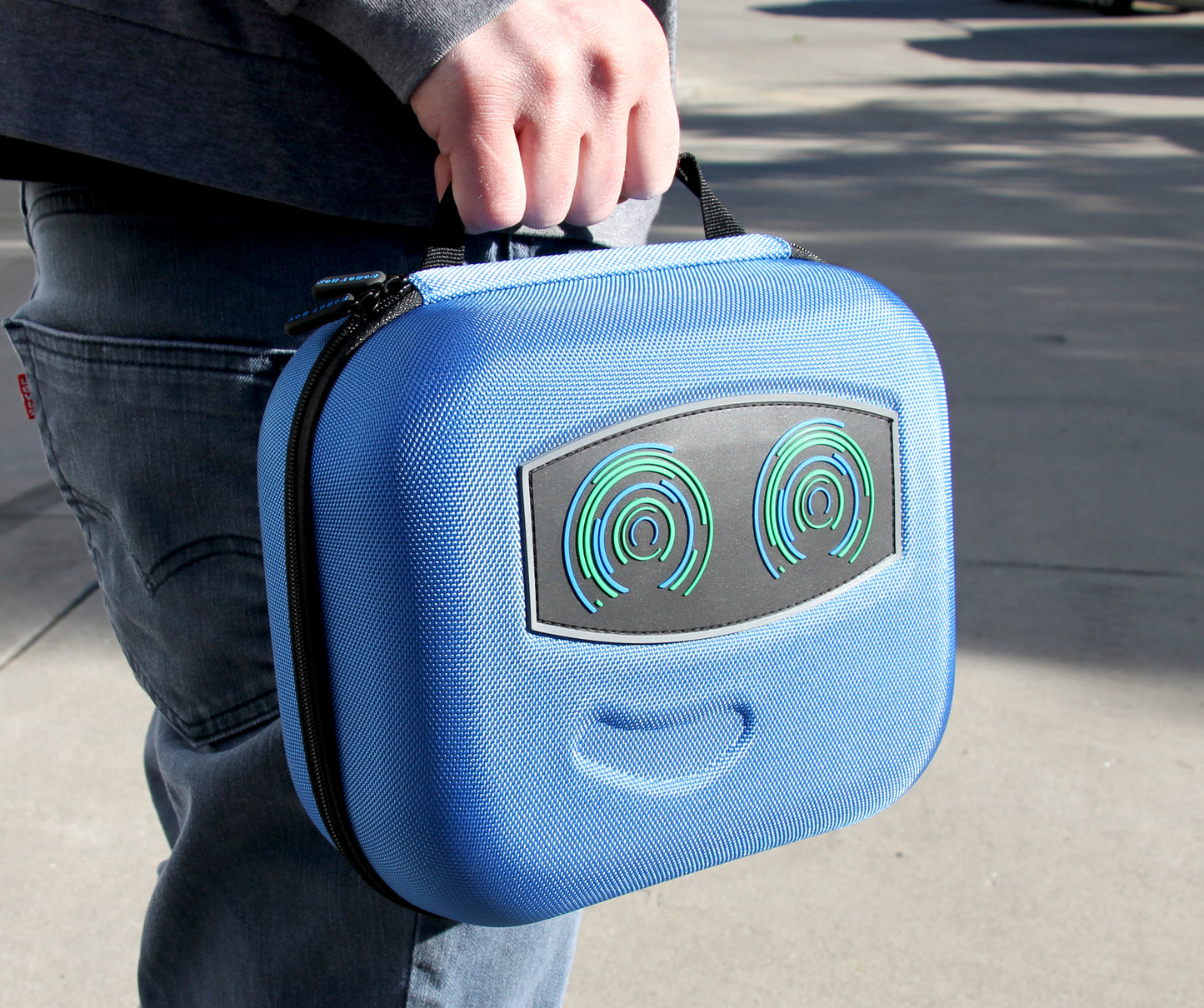 Blue Toy Case Compatible with 4 VTech KidiGo NexTag Game System Arm Units and Accessories - Includes Travel Case Only