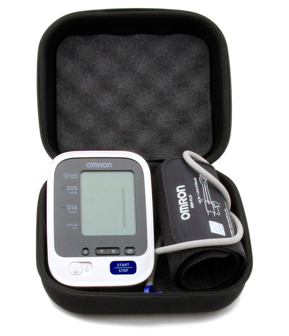 CASEMATIX Travel Case Compatible with Omron 7 Series Upper Arm Blood Pressure Monitor and Arm Cuff Models BP761N, BP760N, BP761 or B760