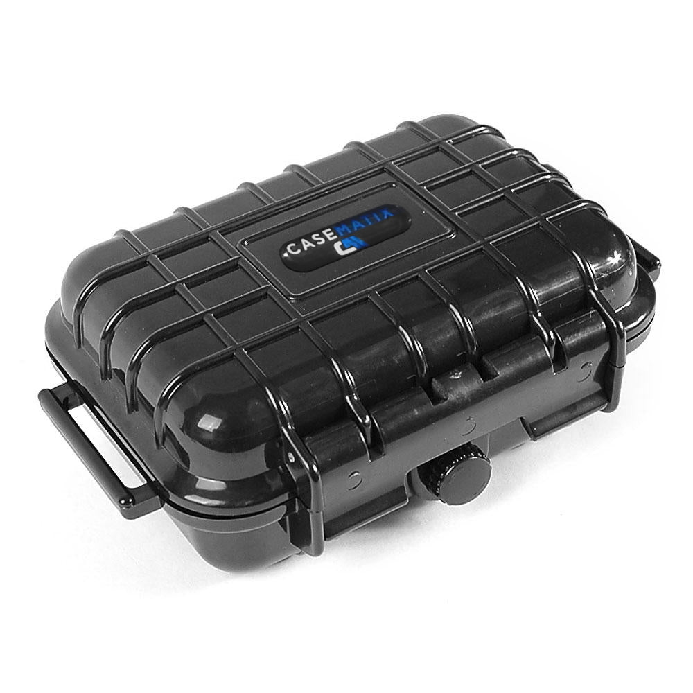 5.75" Waterproof Hard Travel Case with Rubber and Foam Interior - Fits Accessories up to 3.5" x 1.87" x 1.25"