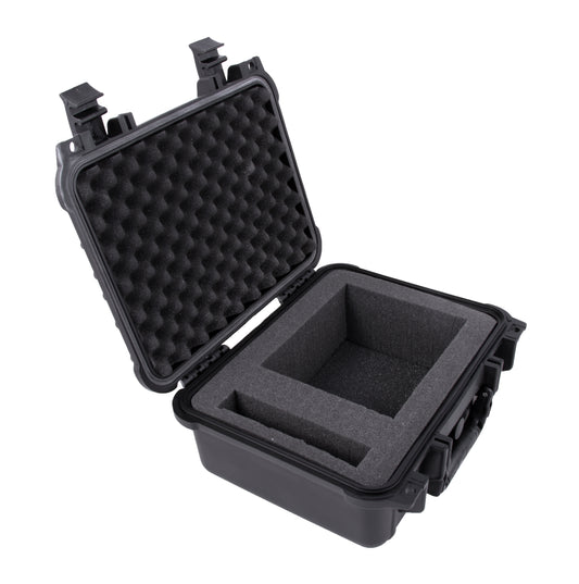 10" Waterproof Hard Travel Case with Padlock Rings and Customizable Foam - Fits Accessories up to 8.5" x 6" x 3.25"