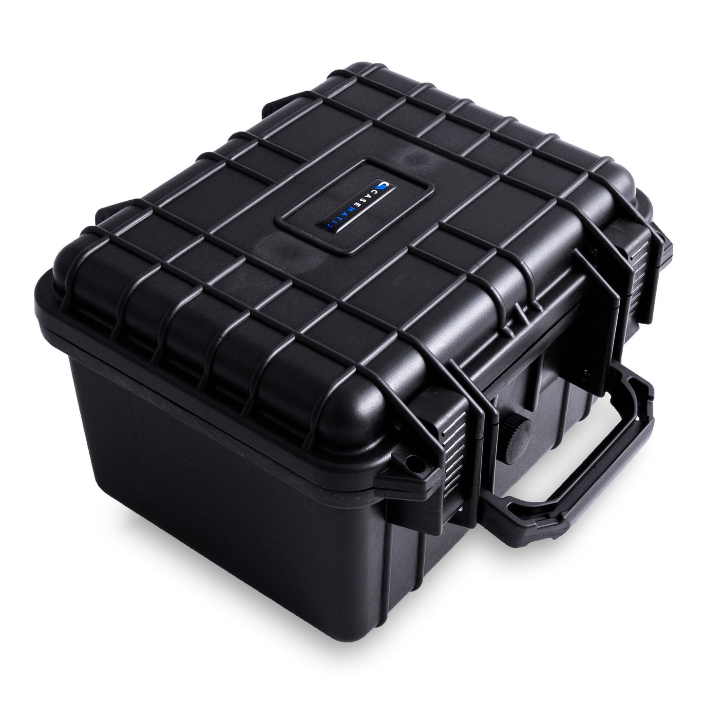 10" Waterproof Hard Travel Case with Padlock Rings and Customizable Foam - Fits Accessories up to 8.5" x 6" x 3.25"