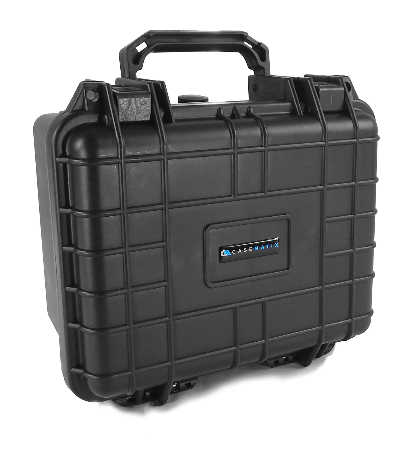 10" Waterproof Hard Travel Case with Padlock Rings and Customizable Foam - Fits Accessories up to 8.5" x 6" x 3.25"
