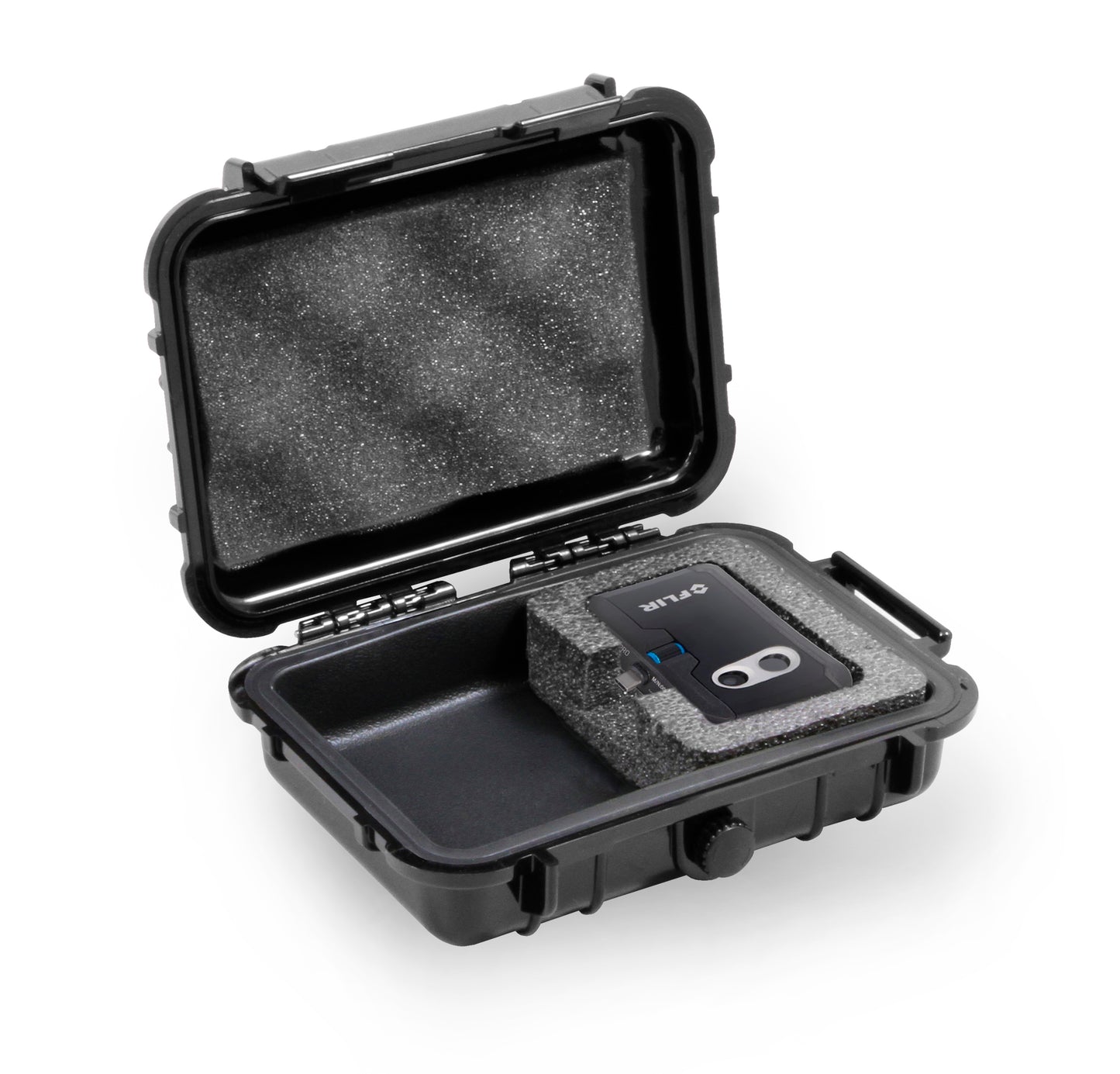 Waterproof Case Compatible with FLIR ONE Pro Thermal Imager and Accessories in a Rugged, Impact Resistant Waterproof Shell