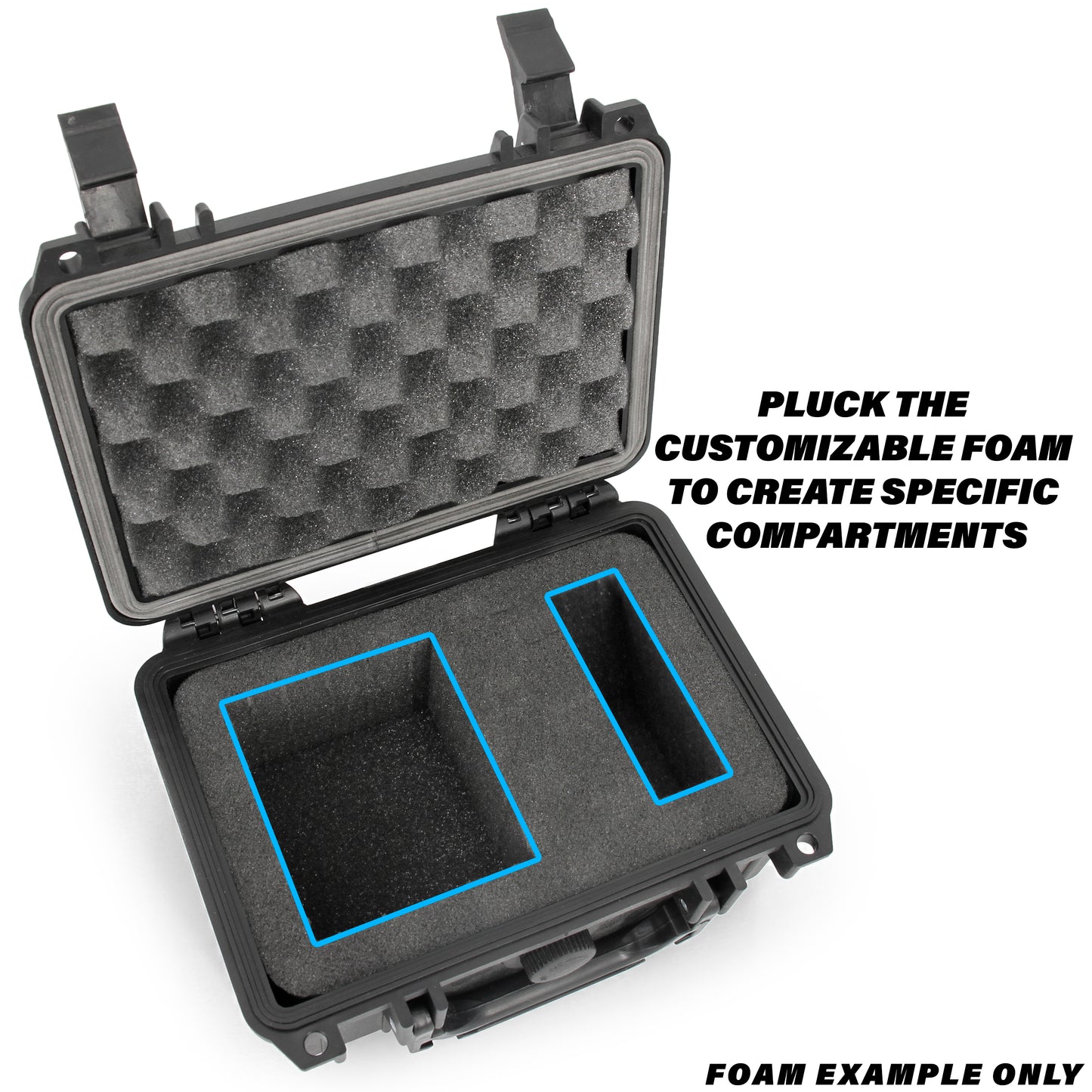 Carry Case Compatible with Orba 2 Artiphon Handheld Multi-instrument in Customizable Foam - Includes Waterproof Carrying Case Only