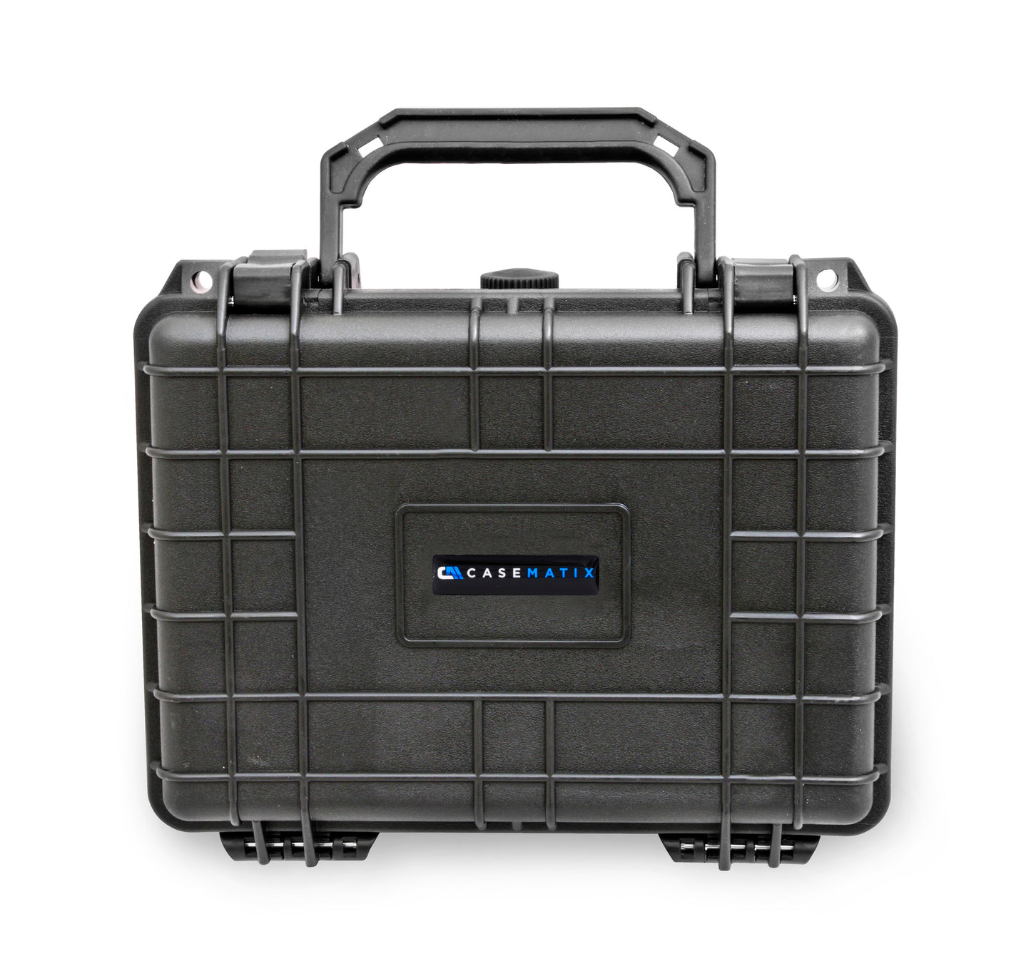9" Waterproof Hard Travel Case with Padlock Rings and Customizable Foam - Fits Accessories up to 6.5" x 4.25" x 3"
