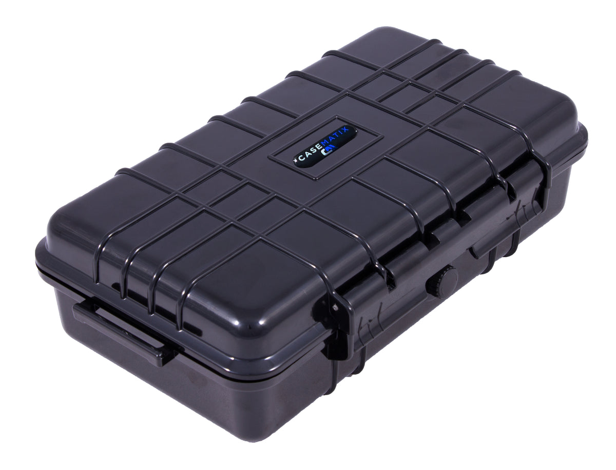CASEMATIX 9.5 Waterproof Small Hard Case with Customizable