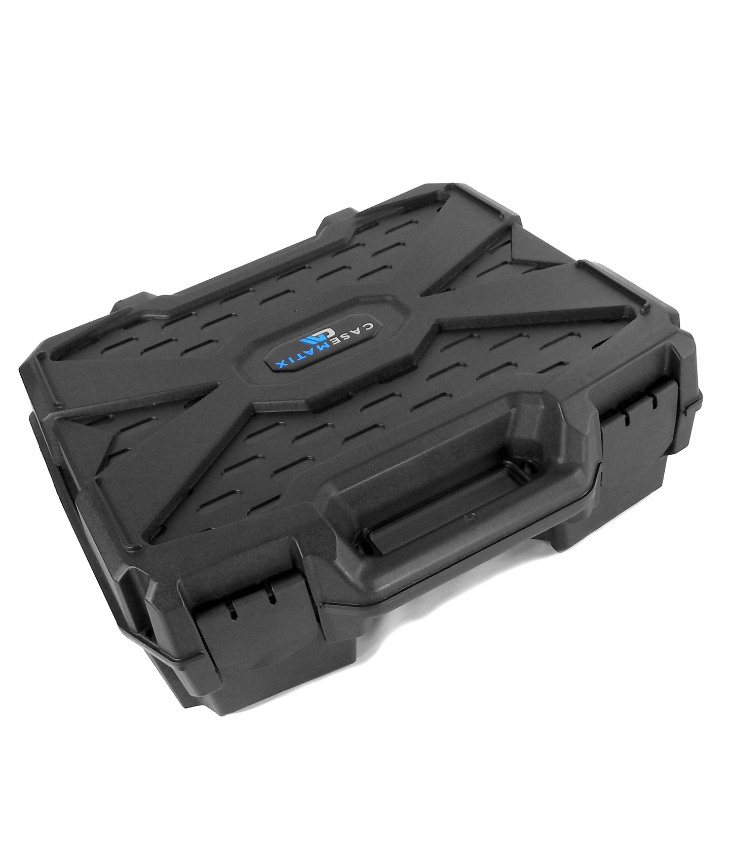 17" Mobile Podcast Station Case Compatible with Microphones, Recorders & Laptops and More - Dual Customizable Foams Protect Audio Recording Devices
