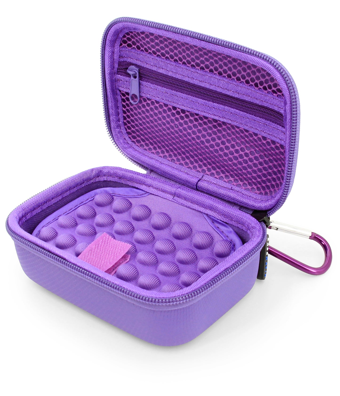 Travel Case Compatible with Beyblade Burst Battling Top Game Pieces and Accessories with Wrist Strap and Padded Divider Up to 4.75 Inches