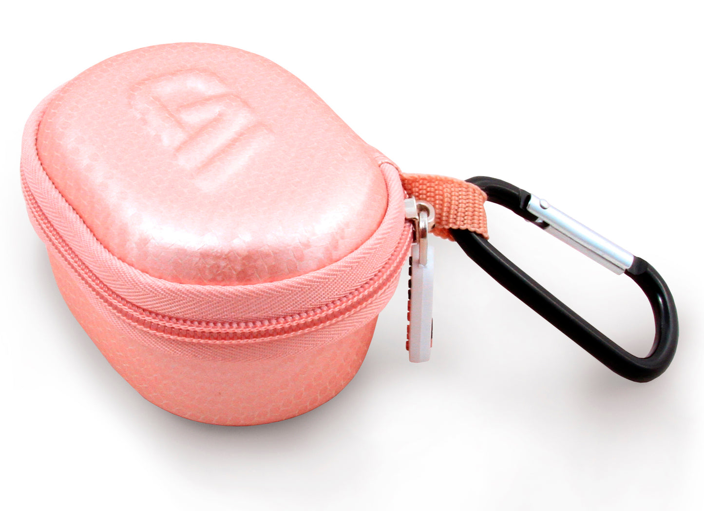 3.25" Hard Shell EVA Travel Case with Carabiner Clip - Fits Accessories up to 3" x 1.75" x 1.5"