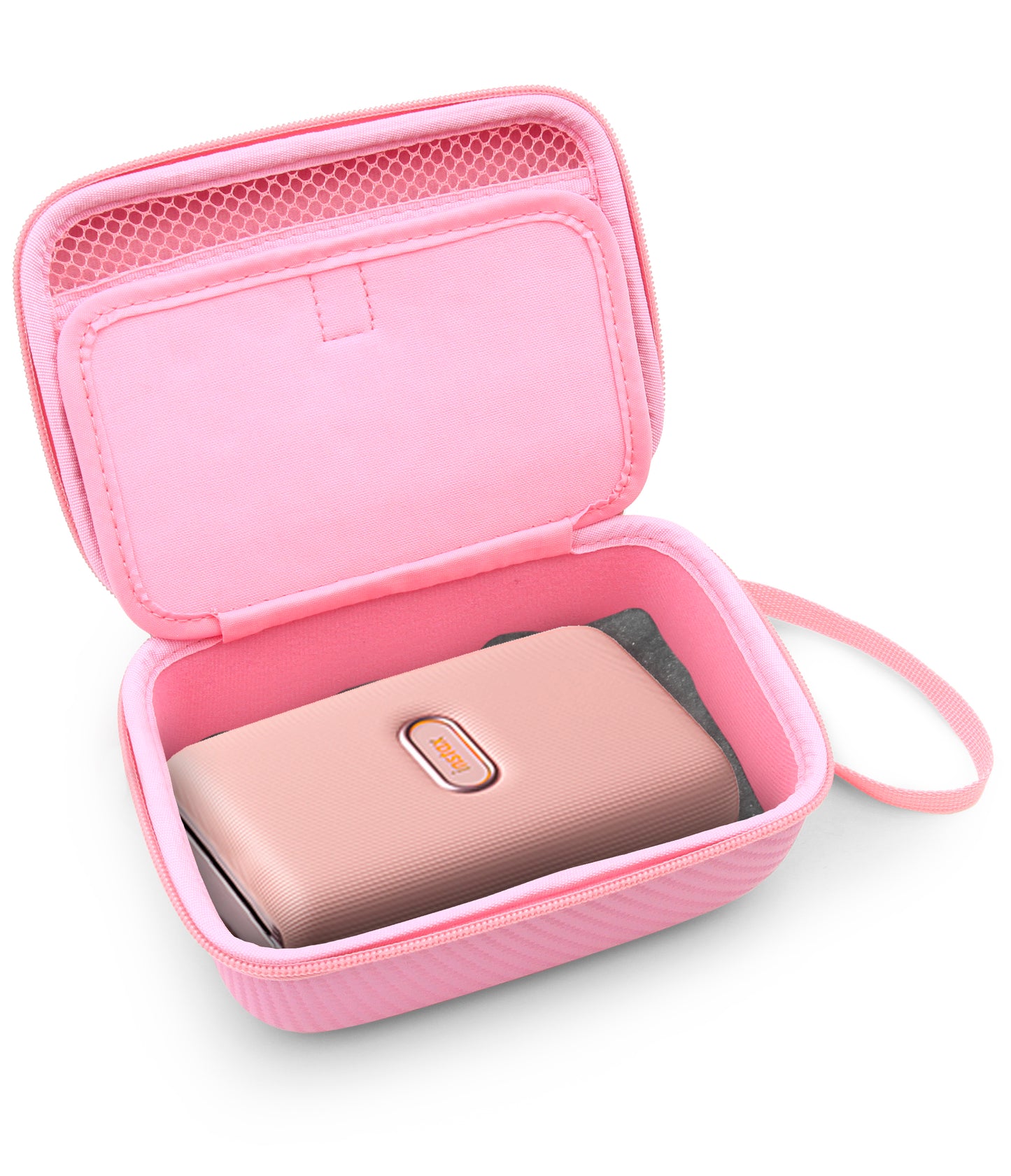 Travel Carrying Case for Fujifilm Instax Mini Link Smartphone Photo Printer and Instant Film, Includes EVA Carry Case Only with Foam