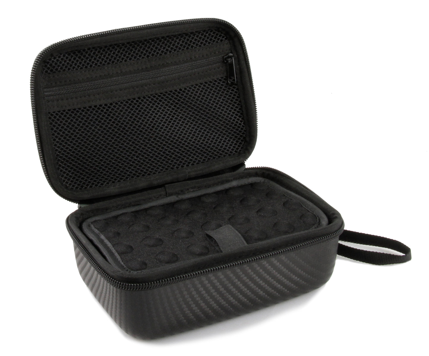 Barber Blade Case fits 12 Metal Clipper Blades - Andis/Oster/Wahl/Babyliss Compatible with Custom Padded Slots & Zippered Compartment