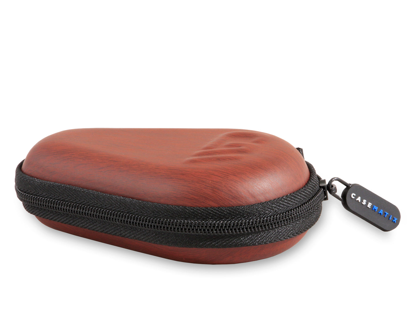 Watch Travel Case for up to 56MM Watches - Hard Shell Exterior, Cushion Foam Interior, Reinforced Zippers & Metal Carabiner - Watch Box Only