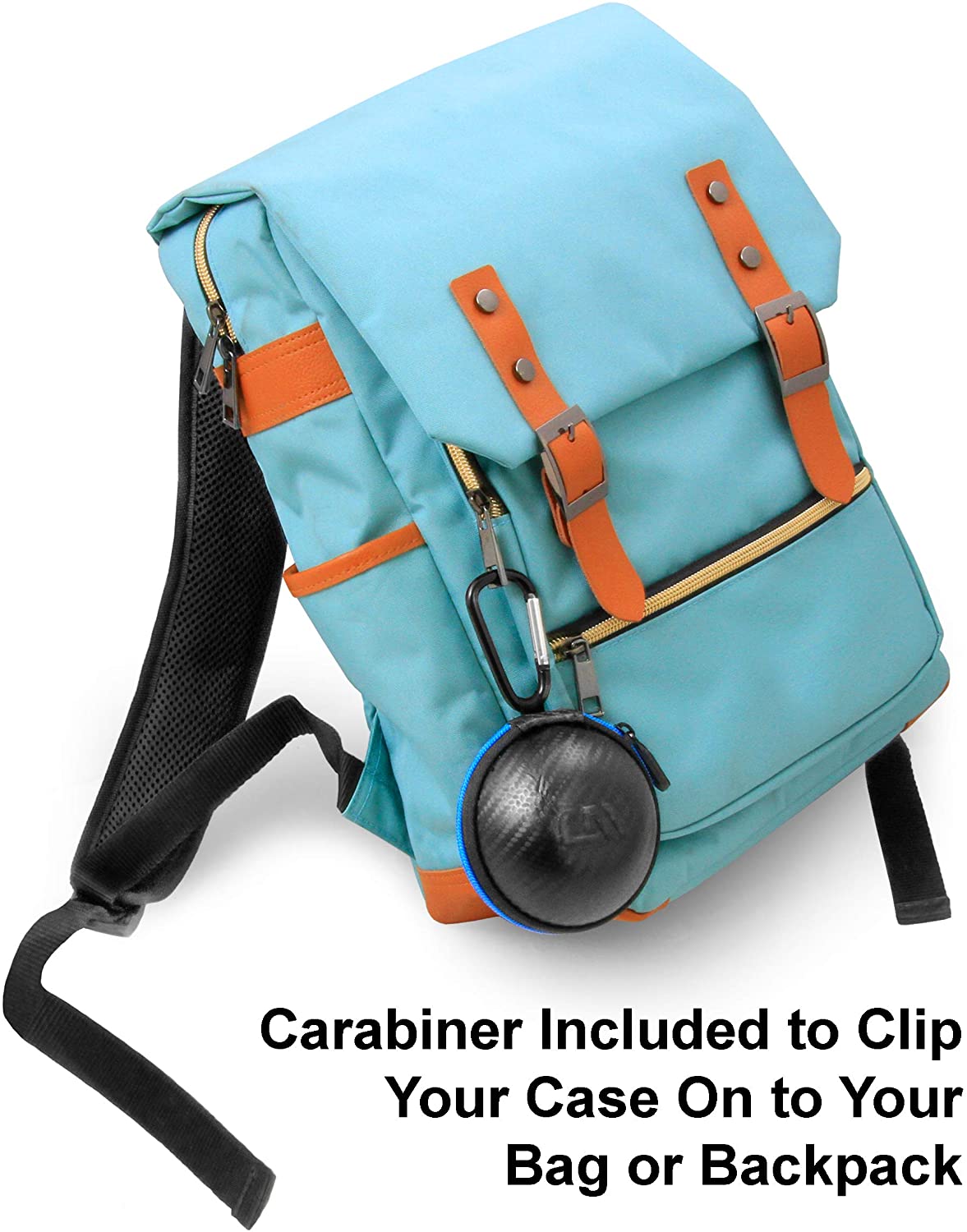 Travel Case Compatible with Novie Robot Interactive Smart Robot - Protective Toy Carry Case with Felt Interior and Carabiner Clip