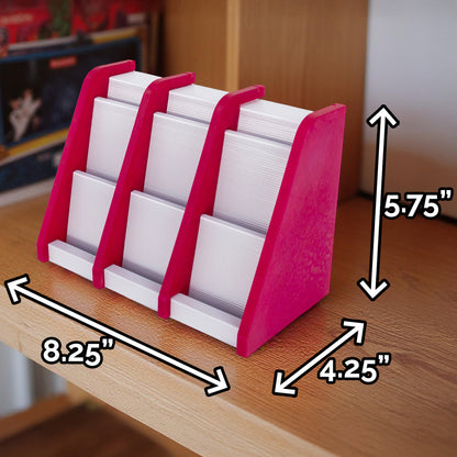 Game Holder Display Stand Compatible With Gameboy Color and Original Gameboy Cartridges, Sturdy Game Organizer Securely Holds 9 Game Boy Games